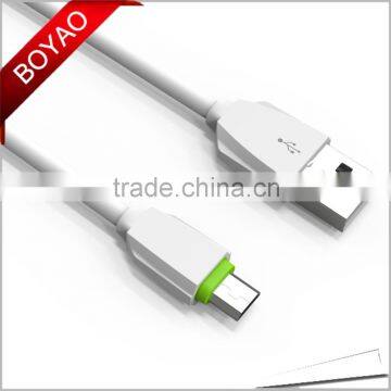 2016 newest phone charger usb cable, high quality phone flat usb data cable