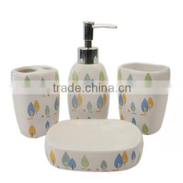 Glazed Bath Ceramic Bathroom Set photo-3