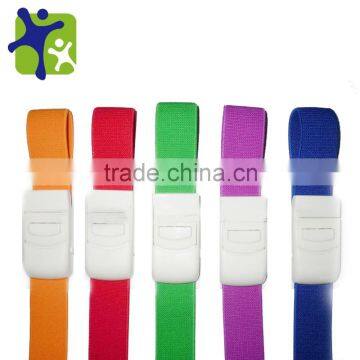 Hospital medical high quality snap tourniquet with a variety of colors