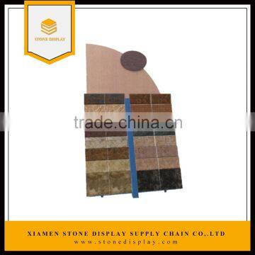 tower retail display racks for plates/stone slab display racks stands