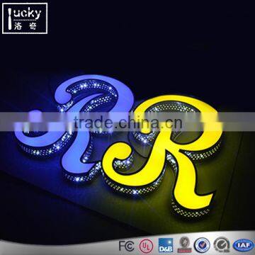 Commercial Lighted Sign Letter "F" - LED Acrylic Cover Spell A Name photo-1
