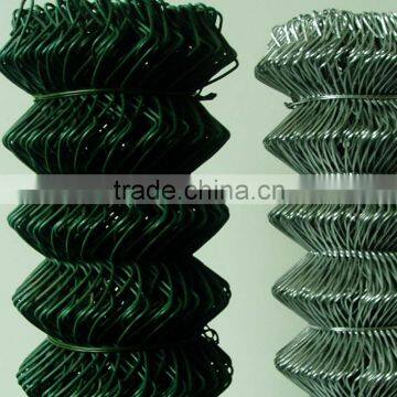 galvanized chain link fence