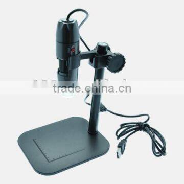 S08 20-800 8-LED Light USB Handheld Digital Video Microscope Black