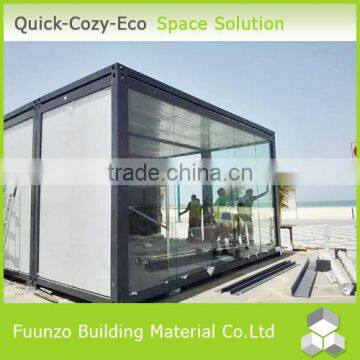 Energy Saving Recycled Prefab Glass House for Supermarket