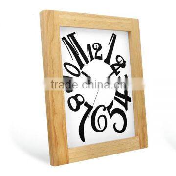 16 inch Home decor high quality photo frame clock model (16W62NA-248)