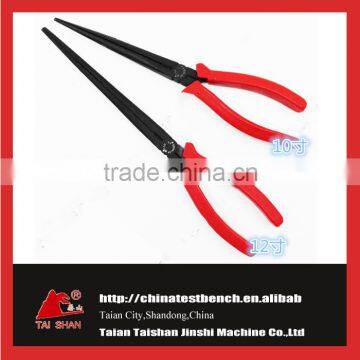 JIN-S long flat nose pliers with side cutting