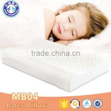 Hollow latex rubber foam contour baby pillow