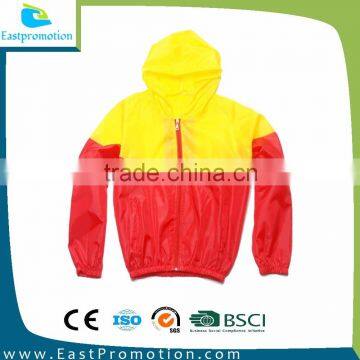 Polyester Lightweight Waterproof Windbreaker Jacket