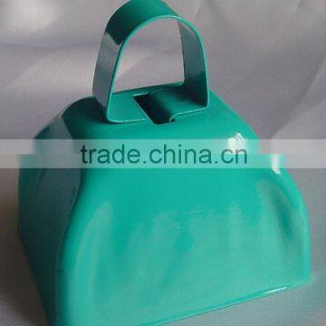 3inch metal cow bell A13-C01 in green