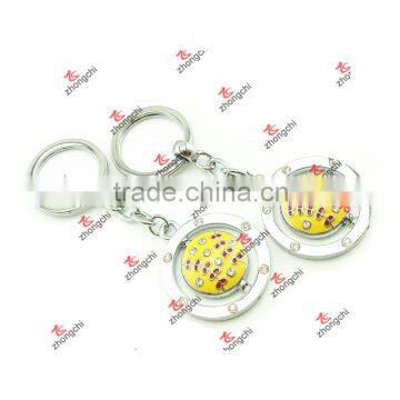 Custom Metal Ballet Shoe Charms Keychain Keyring Key Holder Souvenir (SKK51126)