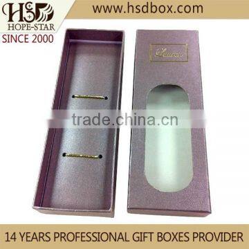 personalized luxury Top Quality Custom Hair Box With PVC Window