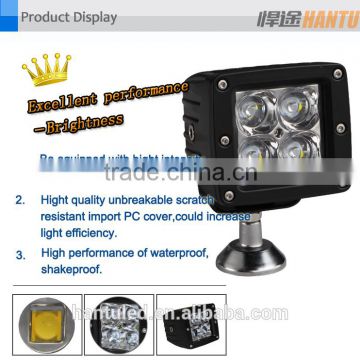 camber housing work light for SUV single row slim housing car light external led working light