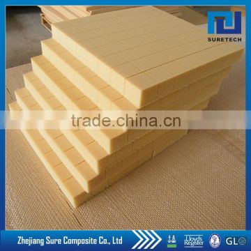 PVC foam core for boat manufacturing