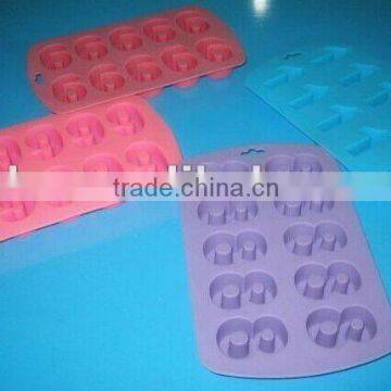 Silicone Alphabet Letters and Numbers Cake mold