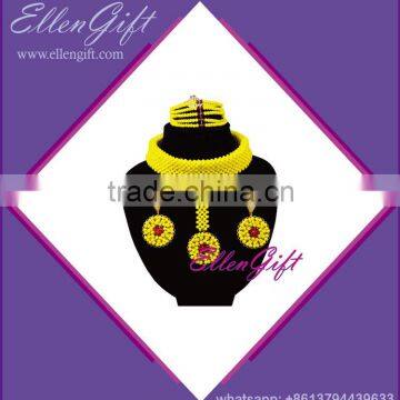 Costume African Beads Jewelry Set AJS4267 photo-1