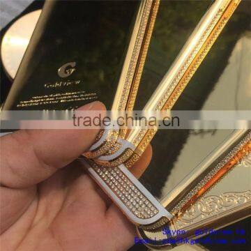 for iphone 6 24k gold housing,new for apple iphone 6 gold,For apple iphone 6 housing gold color