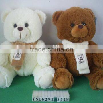 plush bear with scarf/ cute bear /plush toys/ Stuffed toy