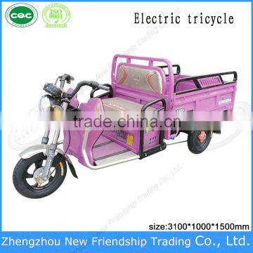 Cargo delivery electric trike tricycle rickshaw for sale