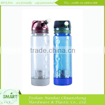 Populared Bottles Plastic Filter Sport Water Bottle