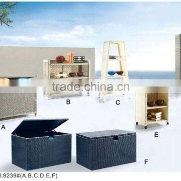 kitchen home hotel restaurant Rattan aluminum Storage Boxes & Bins