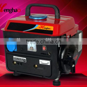 Home use 650-800W portable gasoline generator set / mini gasoline engine cheap price