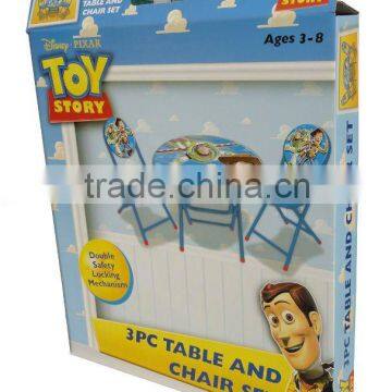 colorful printing corrugated cardboard box for table and chair set