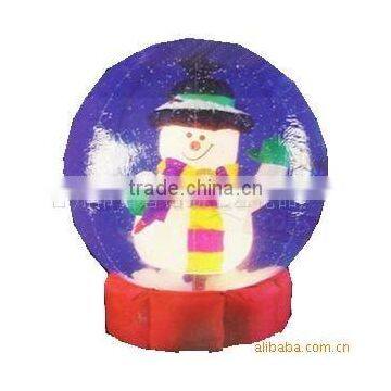 inflatable snow globe