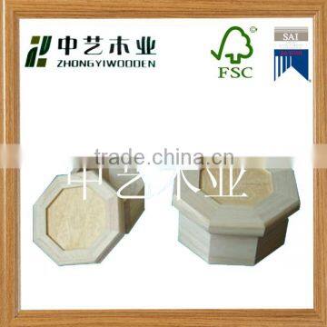 FSC&SA8000 approved Custom logo fantasy polygons shaped jewelry box with hinge