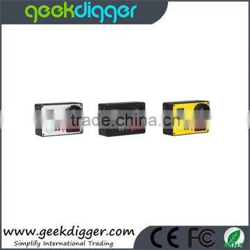 Yellow AMK7000S 4K 2.0" LCD 170 Degree Wide Angle Waterproof Wifi Action Camera With Remote Control Watch