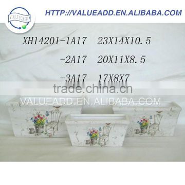 Best price ceramic blue flower pot manufacturers in china