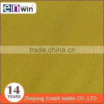 21s Cheap Wholesale Uniform Garment Fabric Polyester Yellow Fabric Made in China