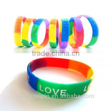 Wholesale cheap bulk custom silicon bracelet