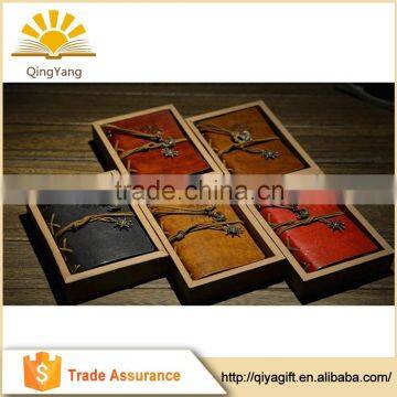 Vintage String Bound Leather Notebook Mini PU Diary 2017 photo-2