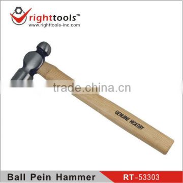 Ball Pein Hammer with Hickory Wooden handle