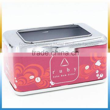 Top selling cheap price tinplate horizontal napkin dispenser