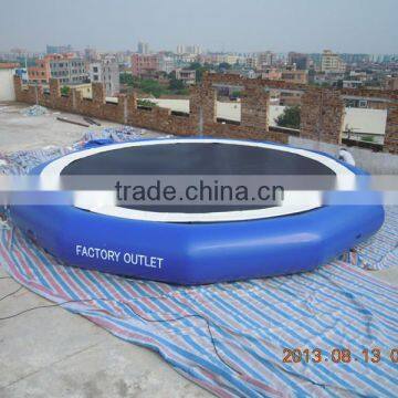 inflatable trampoline with springs, best quality inflatable water trampolines