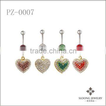 Women's Heart Shape Body Jewelry