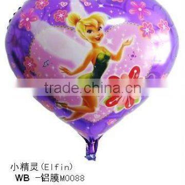 Tinkerbell Foil Balloon 18inch 18"/45cm Tinkerbell Helium Foil Birthday Balloon Party Supplies