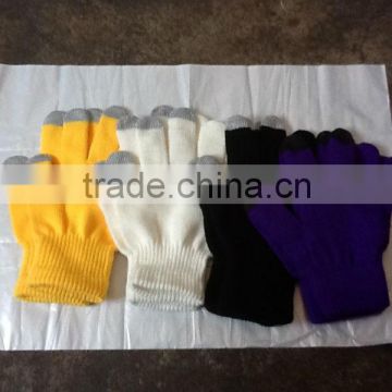 Fingerless Knitted Magic Gloves Adult Winter Gloves Lady Mitten Acrylic Glove Magic Stretch Glove Men's Glove Multi Color Glove