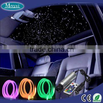 Fiber optic car led celing lamp with color changing