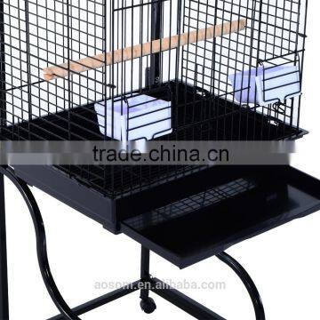 Pawhut 58" Bird Cage - Black photo-5