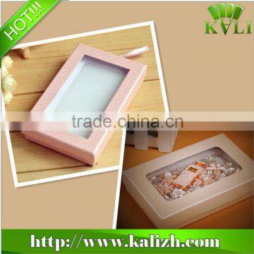 Factory direct customized various paper packaging phone case box