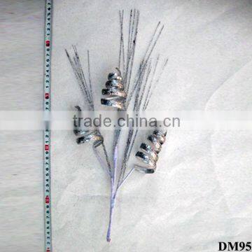 2014 Artificial orgament wholesale for Christmas glitter decoration
