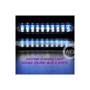 Daytime Running Light lamp/DRL Double colors--Blue & White