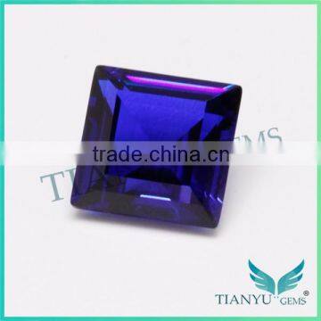 10x10mm 113# Burma Blue Square Step Cut Spinel Loose Stone photo-3