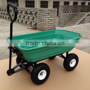 TC2145 factory oem plastic garden poly dump cart