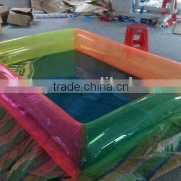 Hola color half transparent pool inflatable/inflatable swimming pool/inflatable pool