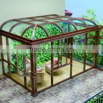 2016 popular design Aluminum frame aluminium sunroom with elegant appearance