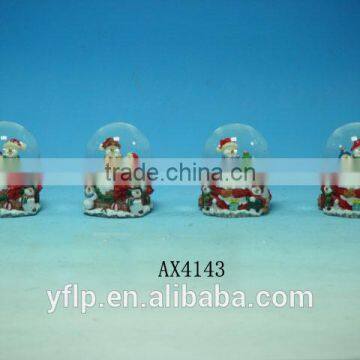 Christmas Decoration Resin globe glass snow globe crafts