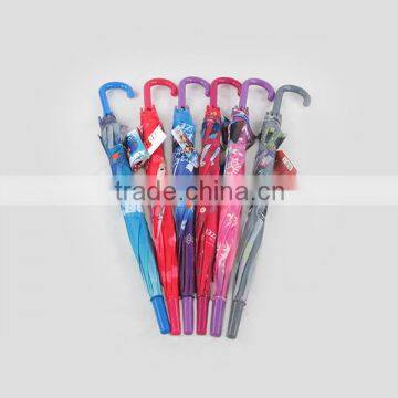 Cheap Fiber Heat Transfer Straight Kids Umbrella photo-2